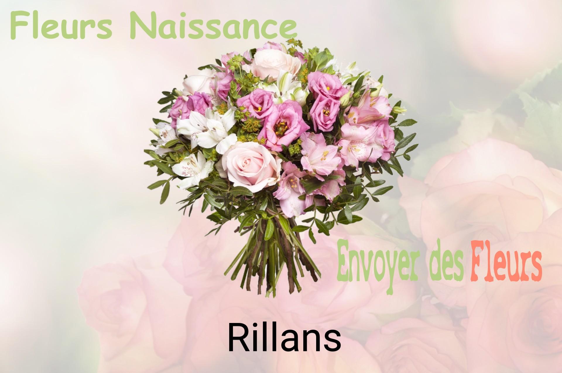 Bouquet de fleurs de naissance livré à Rillans
